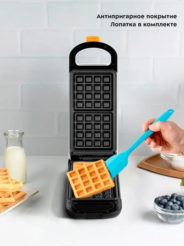 Вафельница электрическая для венских вафель КТ-1689