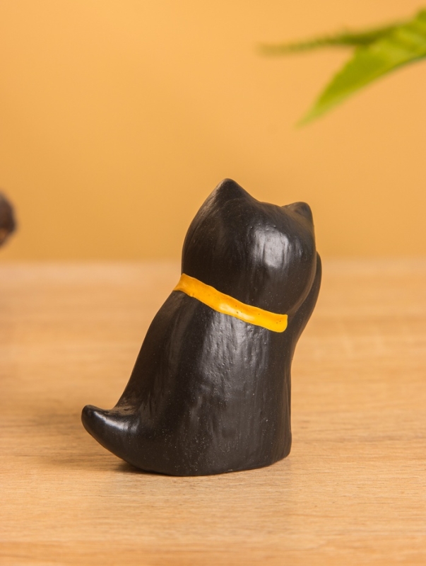 Сувенир &laquo;Чёрный кот&raquo;, 3&times;5&times;6 см, дерево