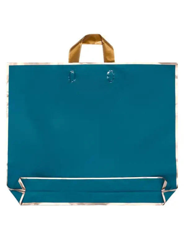 Пакет с петлевой ручкой синий 50 х 41 х 10 см 80 мкм