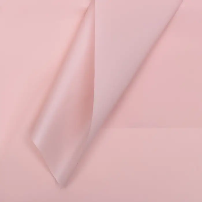 Пленка для цветов, матовая, пыльная роза, 55 мкм, 57x57см &plusmn;5% см