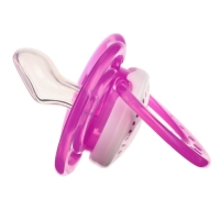 Соска - пустышка силиконовая ортодонтическая &laquo;Морской конек&raquo;, от 0 мес., с колпачком, цвет розовый