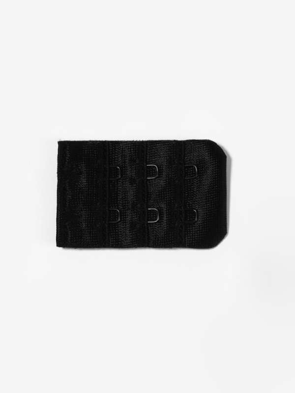 Застёжка-удлин для бюст 3ряда 2крючка (наб 3шт цена за наб) нейлон 3цвета TR