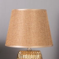 Лампа настольная "Рябь" 40Вт Е14 золото 19х19х27см