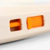 Рулетка - поводок для собак, лента 3 метра, белая/бежевая