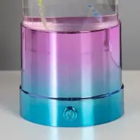 Светильник "Медузы" LED, RGB, USB, 3-5Вт, розово-голубой металлик 9х9х3 см