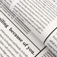 Плёнка матовая двухсторонняя &laquo;Газета&raquo; красный, 0.58&times;0.58 м