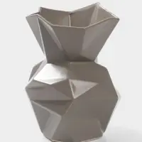 Ваза настольная керамика "Анхель" 20х12 см, серый