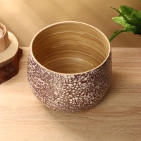 Ваза 25х25х16,5 см +/- 2 см бамбук