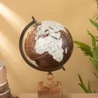 Глобус сувенирный 23х20х35 см, подставка дерево