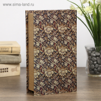 Сейф-книга дерево под шёлк "Чертополох" 21х13х5 см
