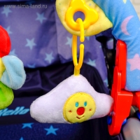 Дуга игровая мягкая на кроватку, коляску &laquo;Мягкие друзья&raquo;, 27 - 38 см, погремушки, 3 игрушки