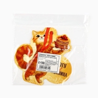 Подвеска картонная &laquo;Кот&raquo; со скретч-слоем, 13 х 13 см