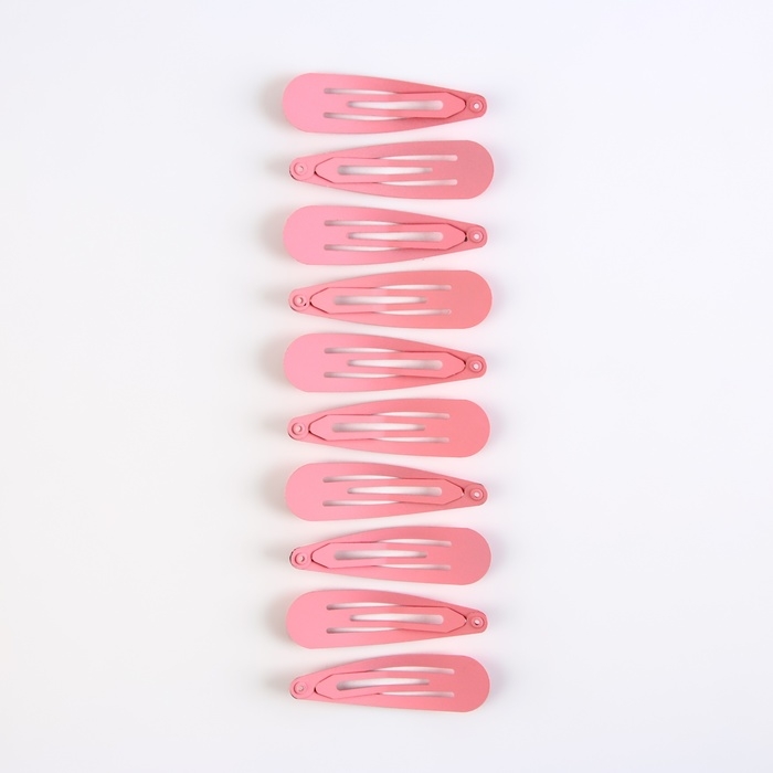 Заколки для волос детские &laquo;Для самой нежной&raquo;, 10 шт., 5 х 1 см