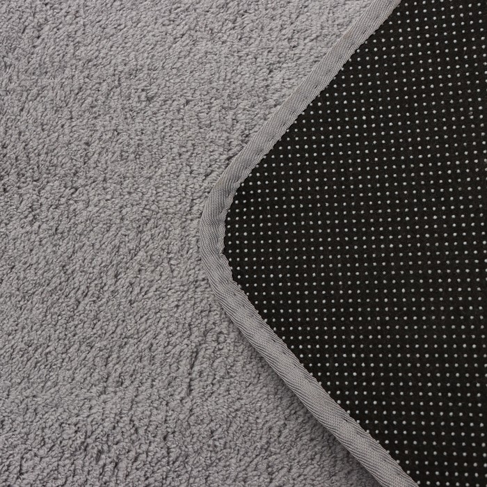 Коврик для дома Доляна &laquo;Софт&raquo;, 50&times;80 см, цвет серый