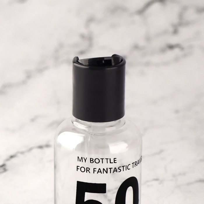 Набор для хранения, в чехле, 7 предметов, цвет прозрачный/чёрный