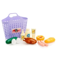 Игровой набор &laquo;Продуктовая корзинка&raquo; 12 предметов, цвета МИКС