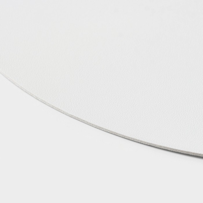 Салфетка сервировочная на стол &laquo;Тэм&raquo;, d=38 см, цвет белый