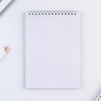 Блокнот А5 на гребне 40 листов, в клетку &laquo;23 Настоящему защитнику&raquo;