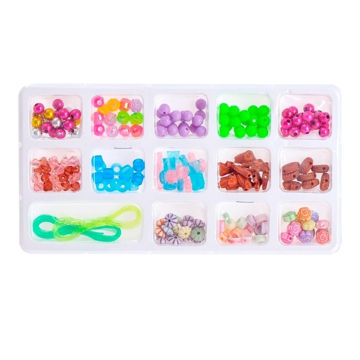 Набор бисероплетения, 13 видов бусин