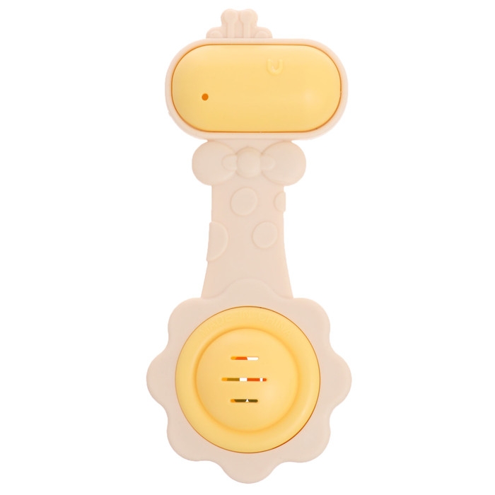 Погремушка с прорезывателем для зубов &laquo;Жирафик&raquo;, пищевой силикон