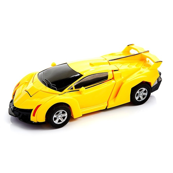 Робот инерционный &laquo;Спорткар&raquo;, трансформируется автоматически, цвета МИКС