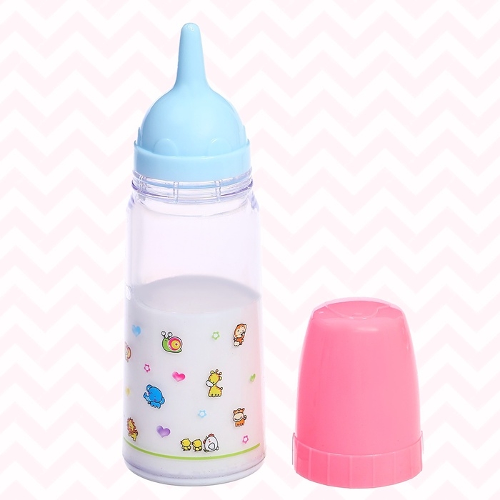 Набор аксессуаров для пупса: бутылочка, соски