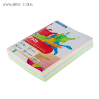 Бумага цветная А4, 500 листов Calligrata Пастель, 5 цветов, 80 г/м&sup2;