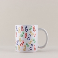 Кружка керамическая &laquo;Перфекционист&raquo;, 320 мл, цвет белый 18+