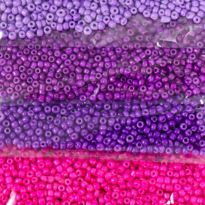 Бисер круглый 12/0 "Оттенки заката" 8 цветов х 10 гр