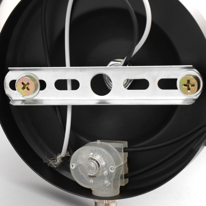 Бра 2026/1 E27 60Вт черный+хром 20х13,5х20 см