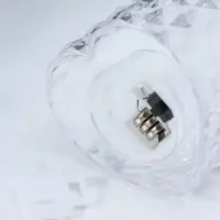 Светодиодная свеча LED "Свеча в сердце" от батареек 3хLR1130, прозрачный 6,7х6,5х3,8 см