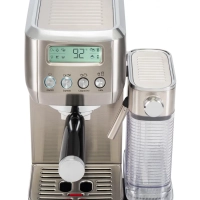 Кофеварка рожковая HEM-9999 серебристый