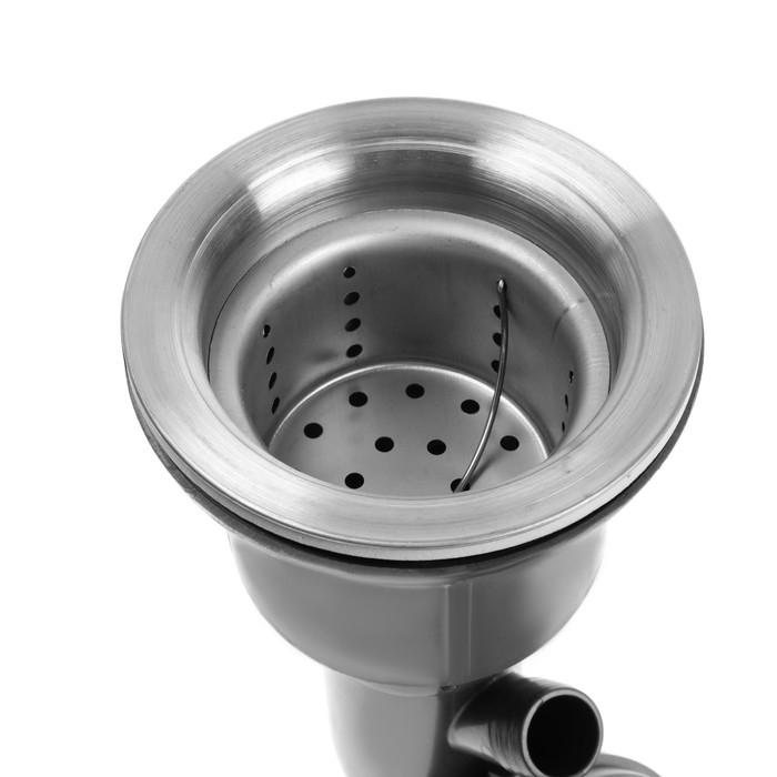 Кухонная мойка ZEIN M01, S=3.0 и 0.7 мм, смеситель, корзины, разделочная доска, сифон, сатин