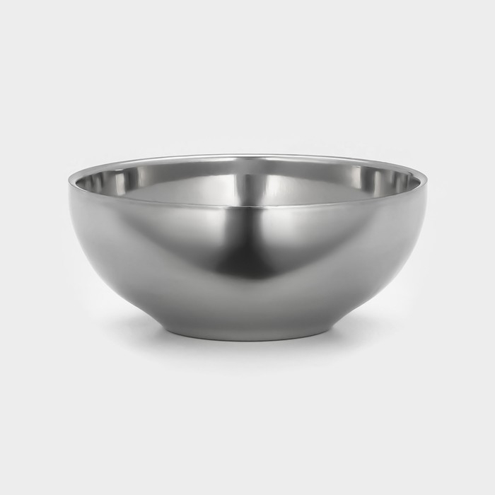 Миска из нержавеющей стали с двойными стенками &laquo;Трефор&raquo;, 500 мл, d=15 см