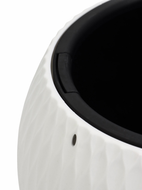 Кашпо "Жемчужина" 4л подвесное, белый