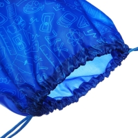 Мешок для обуви 420 х 340 мм, Calligrata МСО-5С, (мягкий полиэстер, плотность 210D), "Карандаши"