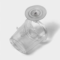 Держатель для зубных щёток и пасты на липучке Доляна, 12,5&times;11,5&times;11 см, цвет прозрачный