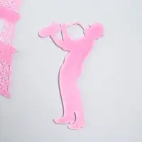 Наклейка фосфорная "Эйфелева башня и саксофонист" с клеев.подуш. набор 2 шт МИКС 29,5х25 см   788219