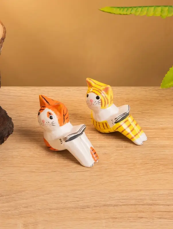 Сувенир дерево "Кошка с книгой" МИКС, 7х3х5 см