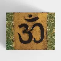 Шкатулка &laquo;Ом&raquo;, 19&times;15&times;7 см, МДФ