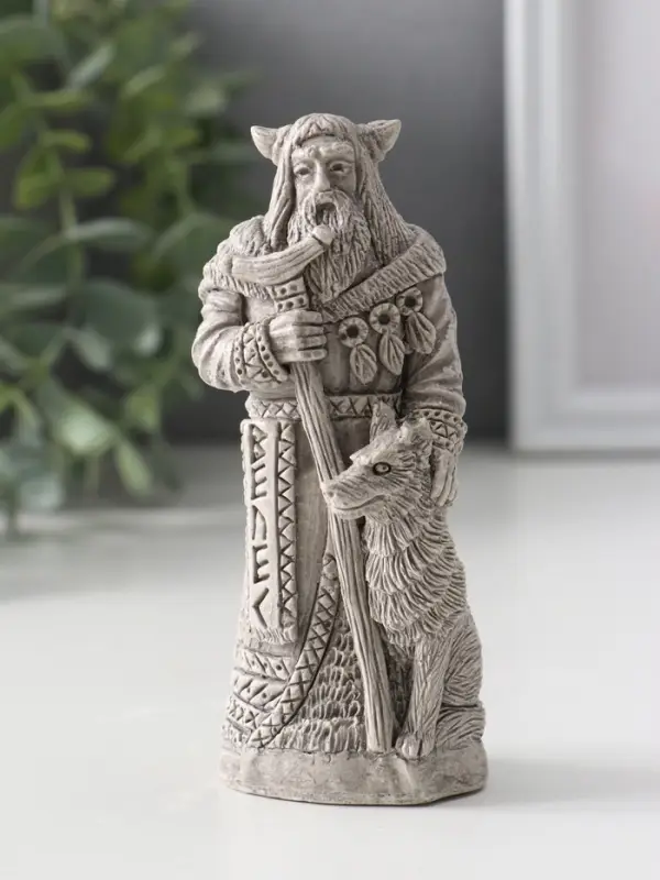 Фигура славянский бог &laquo;Велес&raquo;, 11&times;5&times;4 см, серая