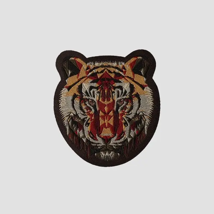 Термоаппликация &laquo;Тигр&raquo;, 5.6&times;6.3 см, коричневая