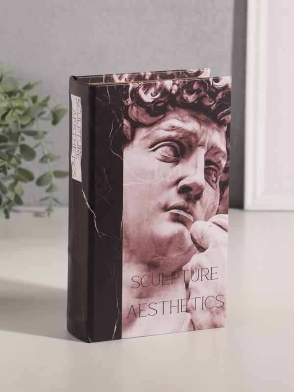 Сейф-книга дерево кожзам "Эстетика скульптуры" 21х13х5 см