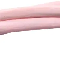 Корзина плетеная 32 х 32 х 14 см, ручка h=14 см розовый  ткань