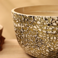 Салатник 25х25х12 см, бамбук