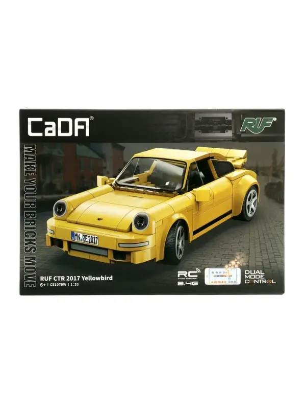 Конструктор радиоуправляемый "Спорткар", 222 детали, 2 варианта управления