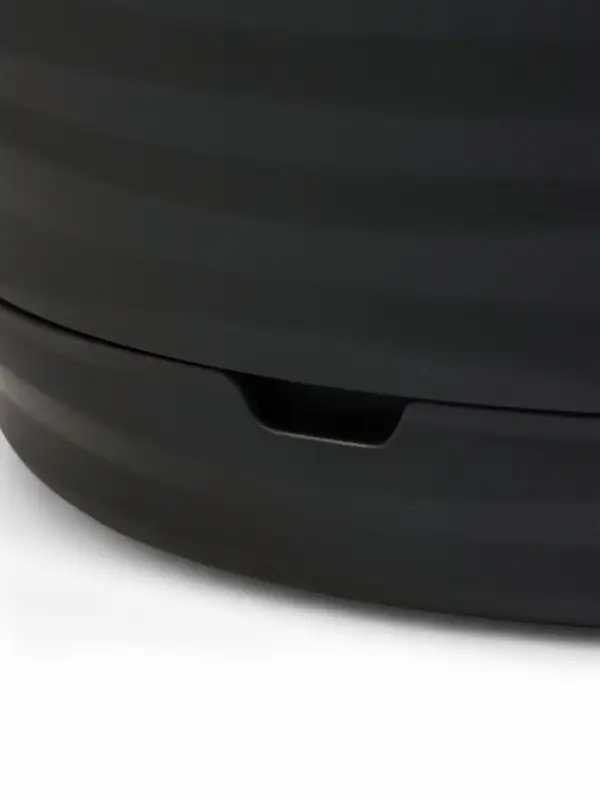 Горшок для цветов "Saffron" D-26,7 см, 9,1 л с поддоном, черный