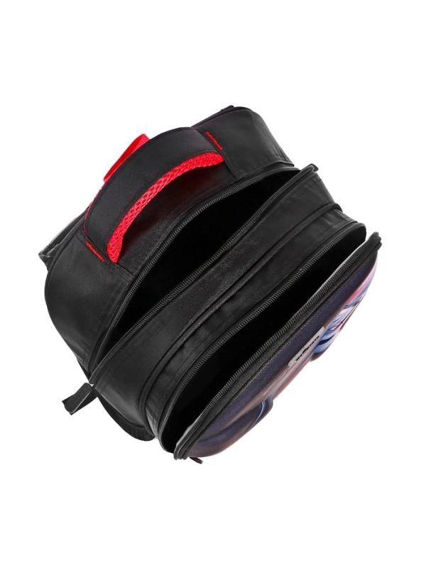 Рюкзак каркасный школьный, 39 х 30 х 14 см, Calligrata "Черный стиль"