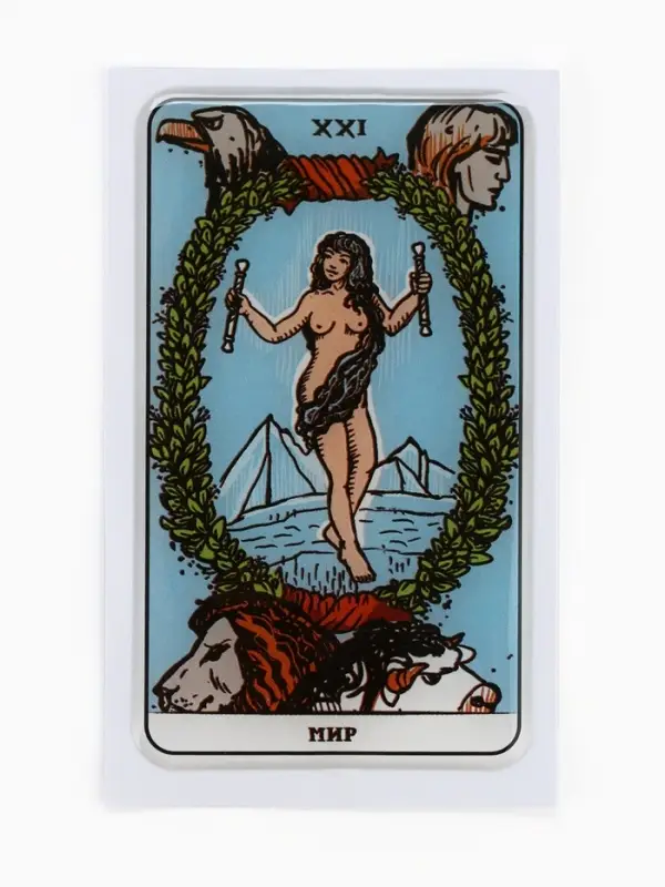 Объемный 3D стикер на телефон &laquo;Мир&raquo;, 7 х 4 см