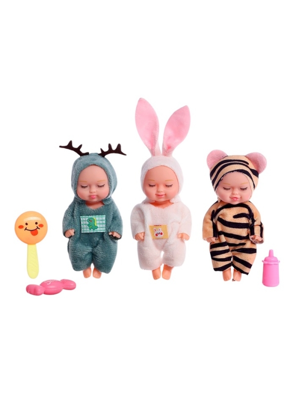 Набор пупсов "Зоопарк", МИКС